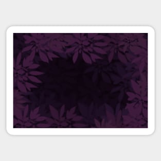 Purple leaves Sticker